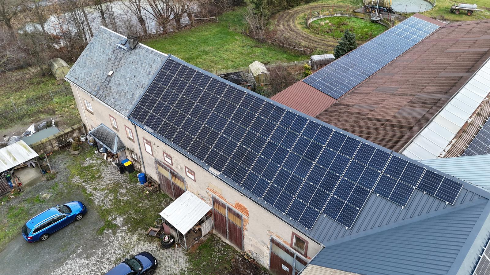 PV-Anlage auf Dachfläche