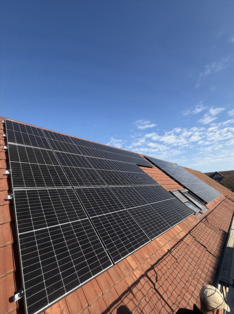 PV Anlage für einen Kunden in Neuenburg